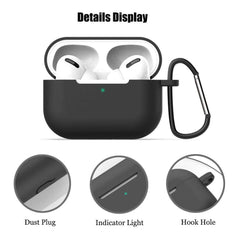 Combo 5 En 1 AirPods Pro Estuche Forro Protector Silicona