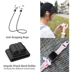 Combo 5 En 1 AirPods Pro Estuche Forro Protector Silicona