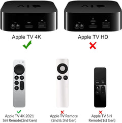 Combo Estuche Apple Tv 4k 2021 Forro Antigolpe Control + Cuerda