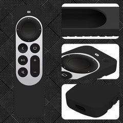 Combo Estuche Apple Tv 4k 2021 Forro Antigolpe Control + Cuerda
