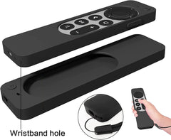 Combo Estuche Apple Tv 4k 2021 Forro Antigolpe Control + Cuerda