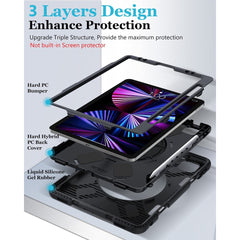 Estuche Antigolpe 360 iPad Pro 11 4a Gen  2022 3 Capas + base