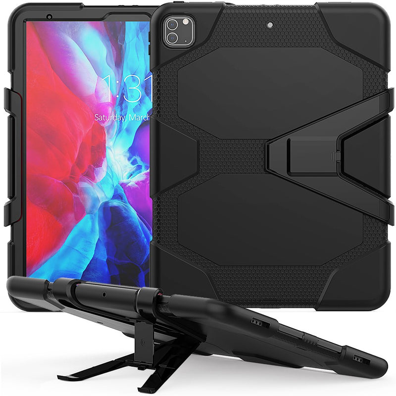 Estuche Antigolpe iPad 12.9 2021Survivor 3 Capas + Base