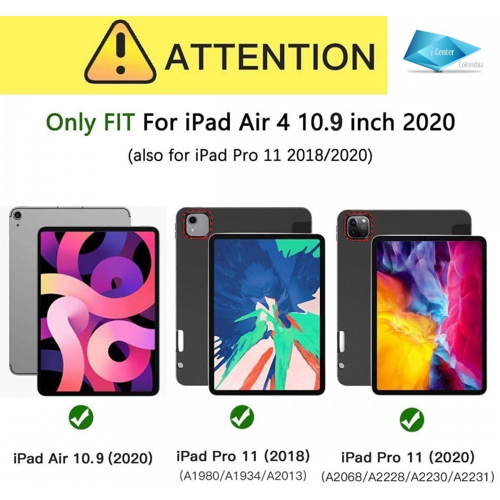 Estuche Antigolpe iPad Air 4  10.9¨ 2020 Survivor 3 Capas + Base