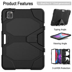 Estuche Antigolpe iPad Pro 11 2020 Survivor 3 Capas + Base