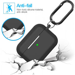 Carcasa Antichoque Para AirPods 3 Gen 2021 Silicona + Clip