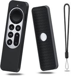 Combo Estuche Apple Tv 4k 2021 Forro Antigolpe Control + Cuerda