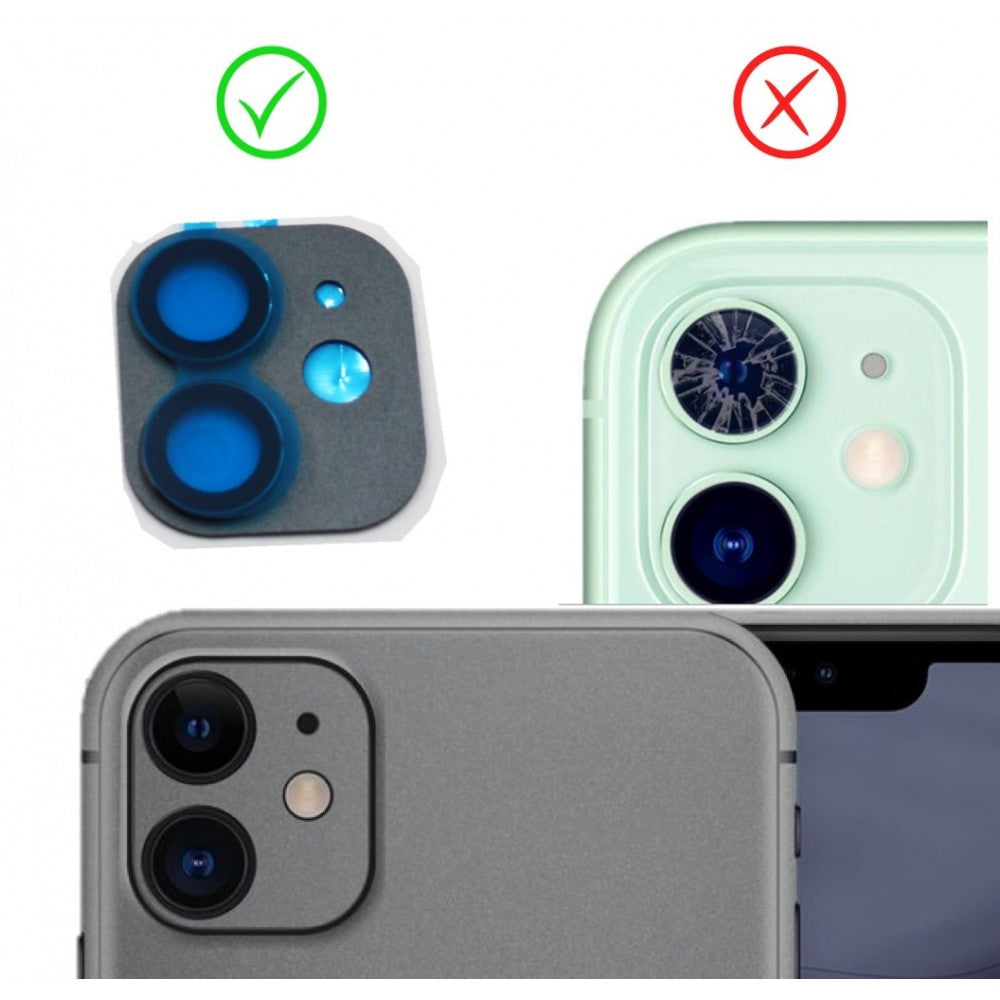 Protector 3D Camara Vidrio Lente Apple iPhone 11 + Kit