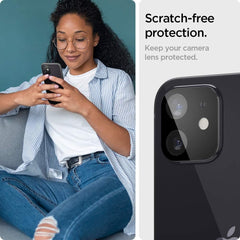 Protector 3d Camara Vidrio Lente Apple iPhone 12 Mini + Kit