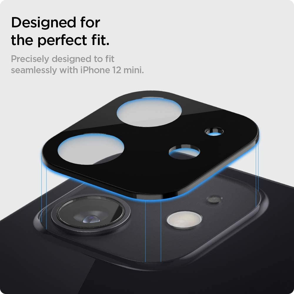Protector 3d Camara Vidrio Lente Apple iPhone 12 Mini + Kit