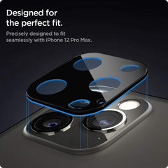 Protector 3d Camara Vidrio Lente Apple iPhone 12 Pro Max + Kit