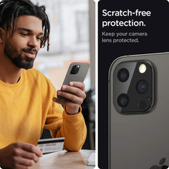 Protector 3d Camara Vidrio Lente Apple iPhone 12 Pro Max + Kit