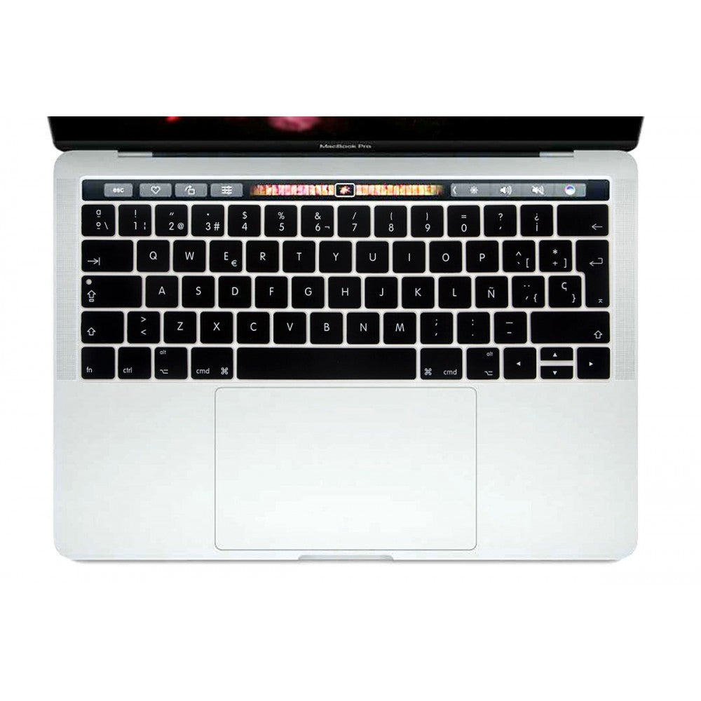 Protector de Teclado Español Macbook Pro Touch Bar 13 15"