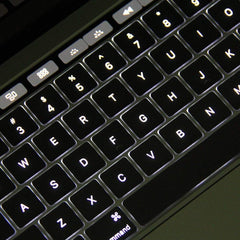Protector de Teclado Ingles Macbook Pro con Touch Bar 13 15"
