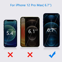 Protector Pantalla Vidrio Híbrido iPhone 12 Pro Max Irrompible