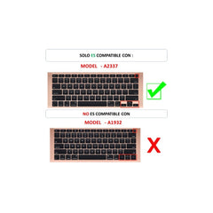 Protector Teclado Macbook Air M1 A2337 Año 2020 inglés US Original