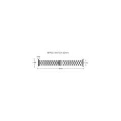 Pulso Acero Inoxidable Apple Watch 42mm