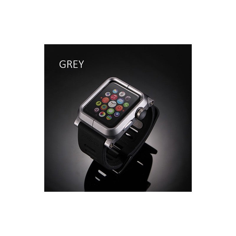 Pulso para Apple Watch  42mm - Carcasa con  correa silicona Lunatik Epik