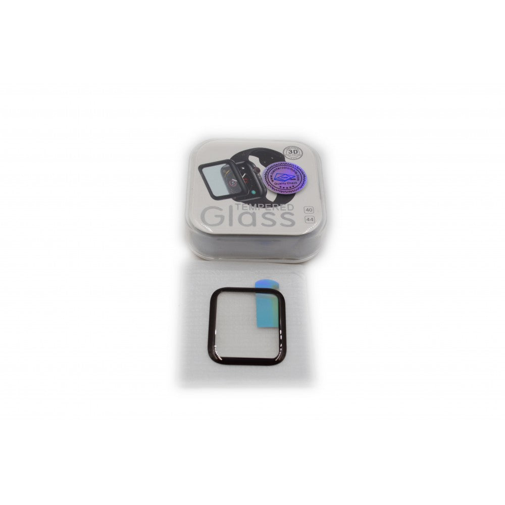 Vidrio 3D Biselado Negro Protector Pantalla Apple watch 40mm + Kit