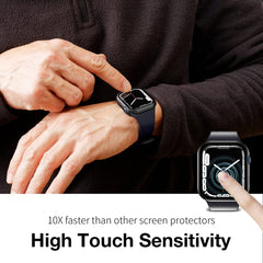 Vidrio Pantalla Protector 2 En 1 Apple Watch 41 Mm Serie 7