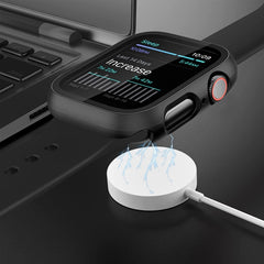 Vidrio Pantalla Protector 2 En 1 Apple Watch 45 Mm Serie 7/8/9
