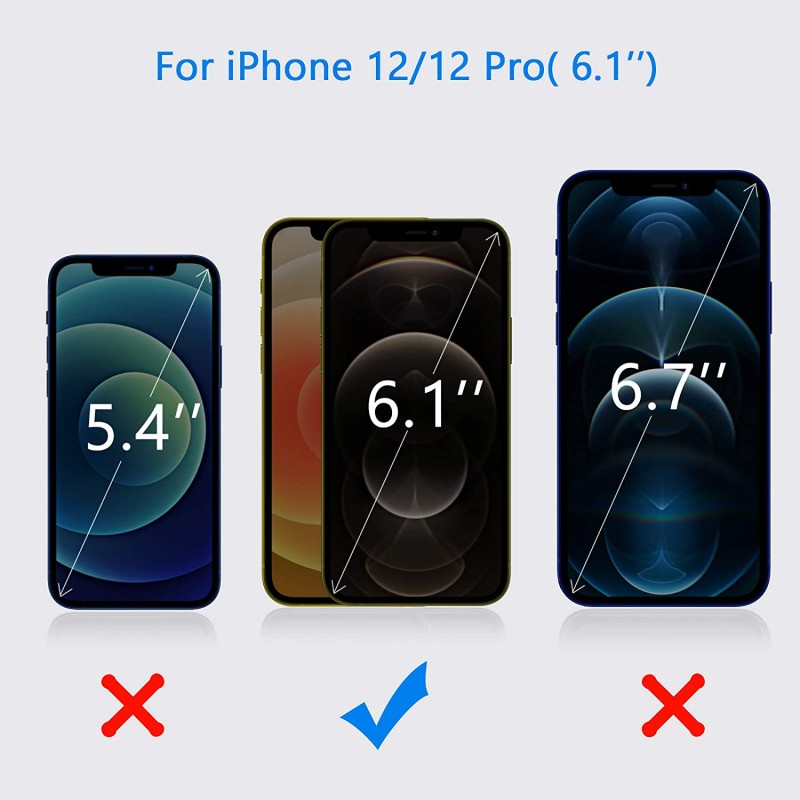 Vidrio Pantalla Templado iPhone 12 / iPhone 12 Pro + Kit