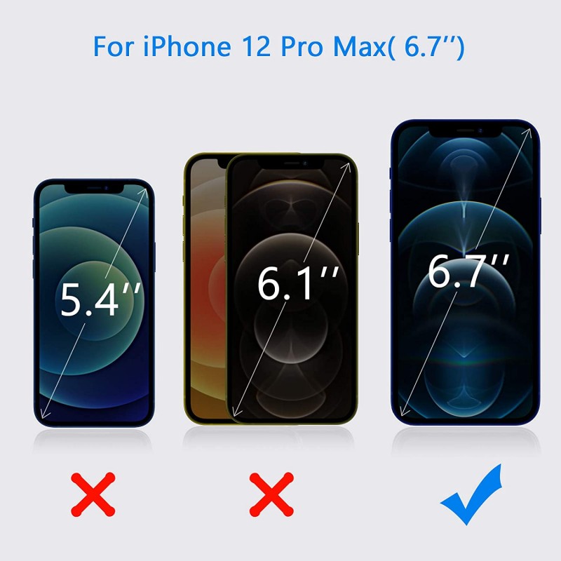Vidrio Pantalla Templado iPhone 12 Pro Max + Kit