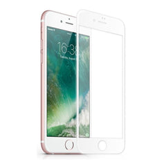 Vidrio Templado 5D Iphone 8 Protector Pantalla Negro Blanco