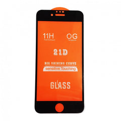 Vidrio Templado Iphone 6  7  8 Protector Biselado 21D 11H