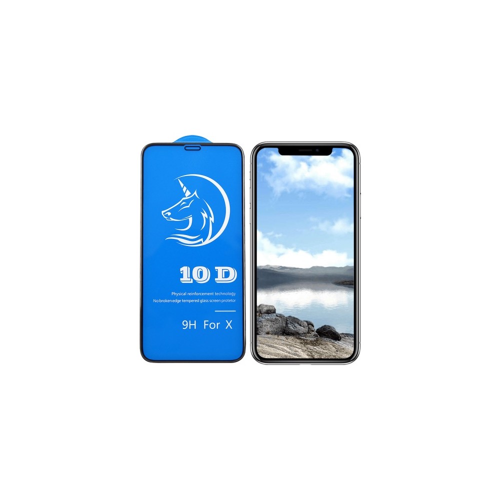 Vidrio Templado Iphone XS completo 10D Protector Pantalla